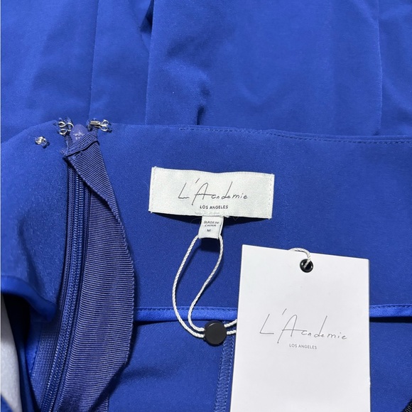 L'Academie Koya Mini Dress in Worker Blue | REVOLVE - Picture 7 of 7